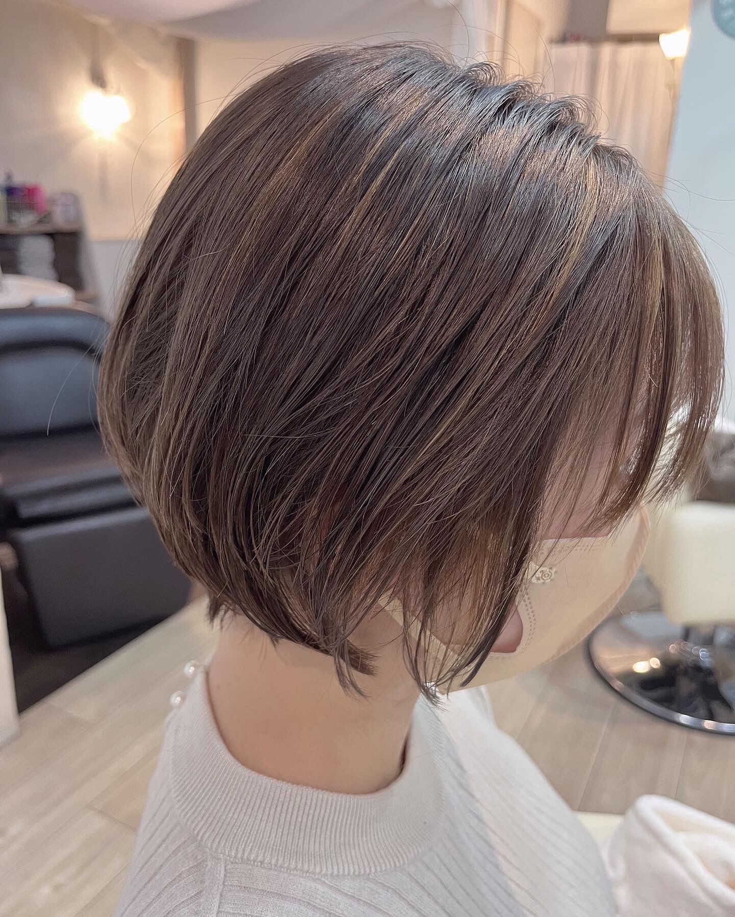 ＊丸みを作って美シルエットショートスタイルに＊